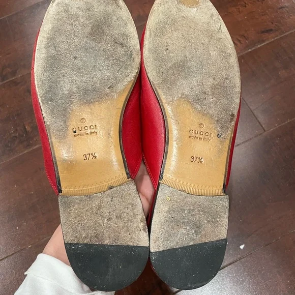 Authentic Gucci princetown mule red leather - Picture 4 of 4
